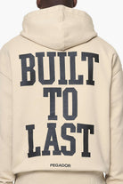 Pegador Mouncy Oversized Hoodie Vintage Washed Kingdom Beige Detailshot aus der Built to Last Kollektion für Herren