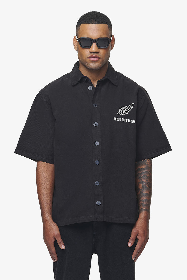 Pegador Skyler Denim Shirt Black Ink