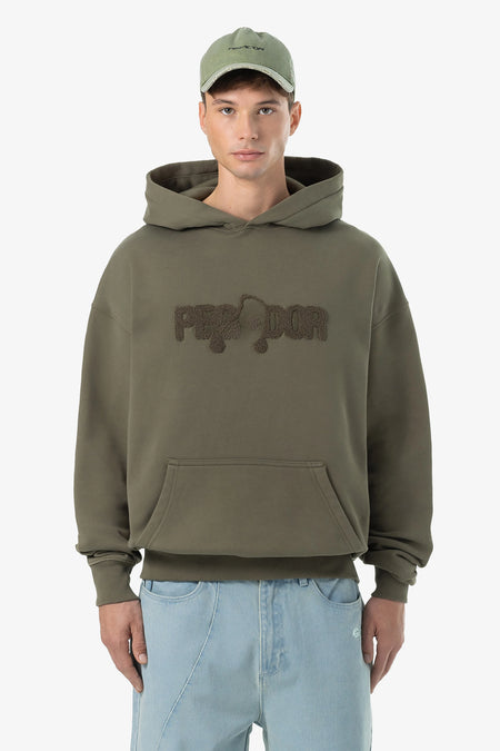 Grange Oversized Hoodie Faded Olive
