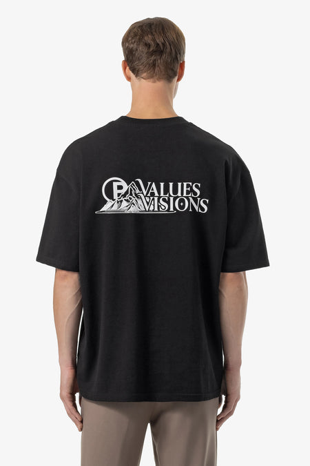 Mahan Oversized Tee Black