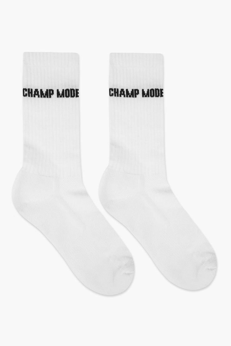 Pegador Champ Socks White Black