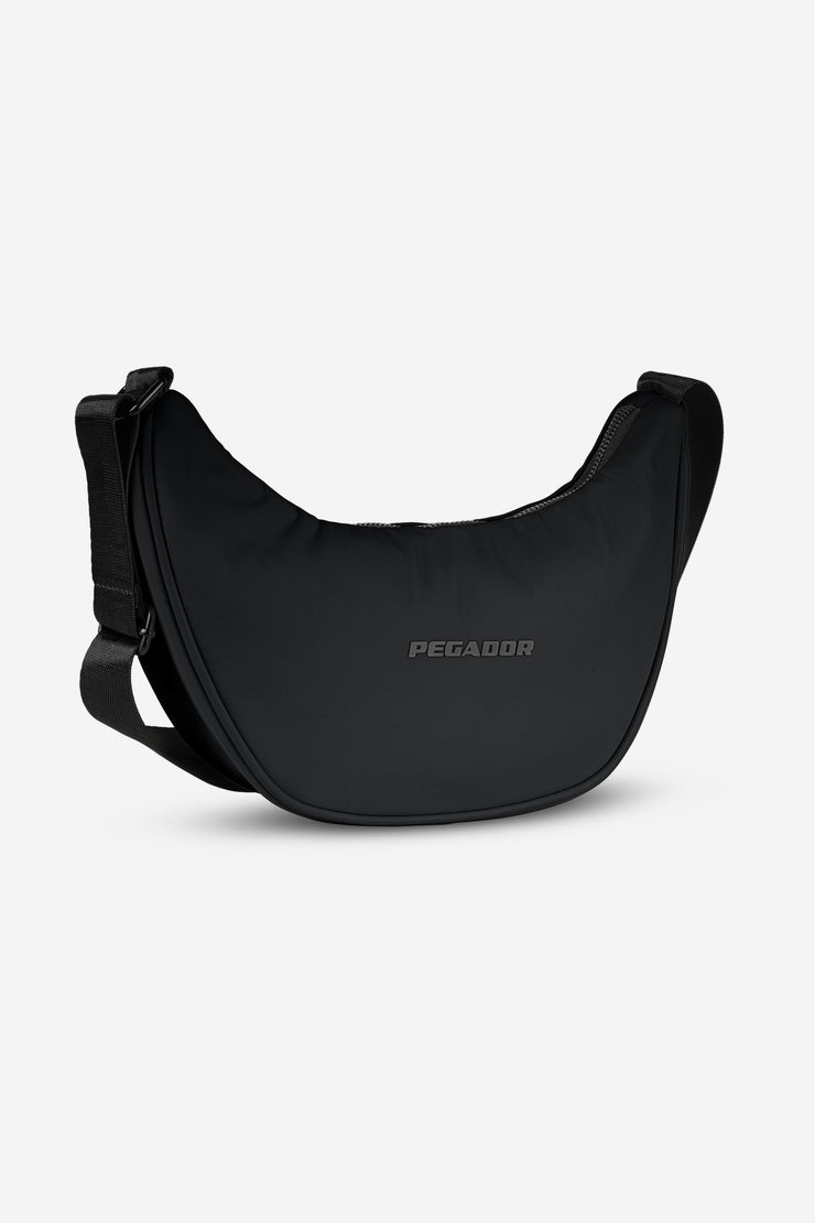 Pegador Sycamore Logo Nylon Shoulder Bag Black