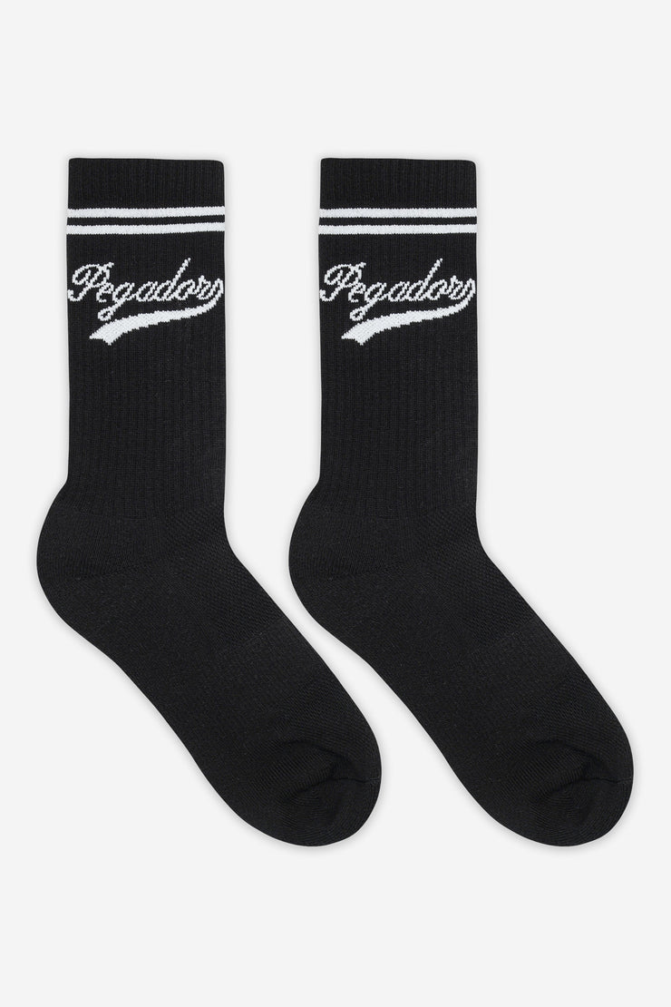 Pegador Deer Socks Black White