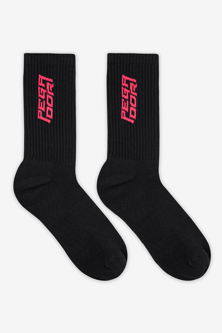 Pegador Doyer Socks Black Virtual Pink