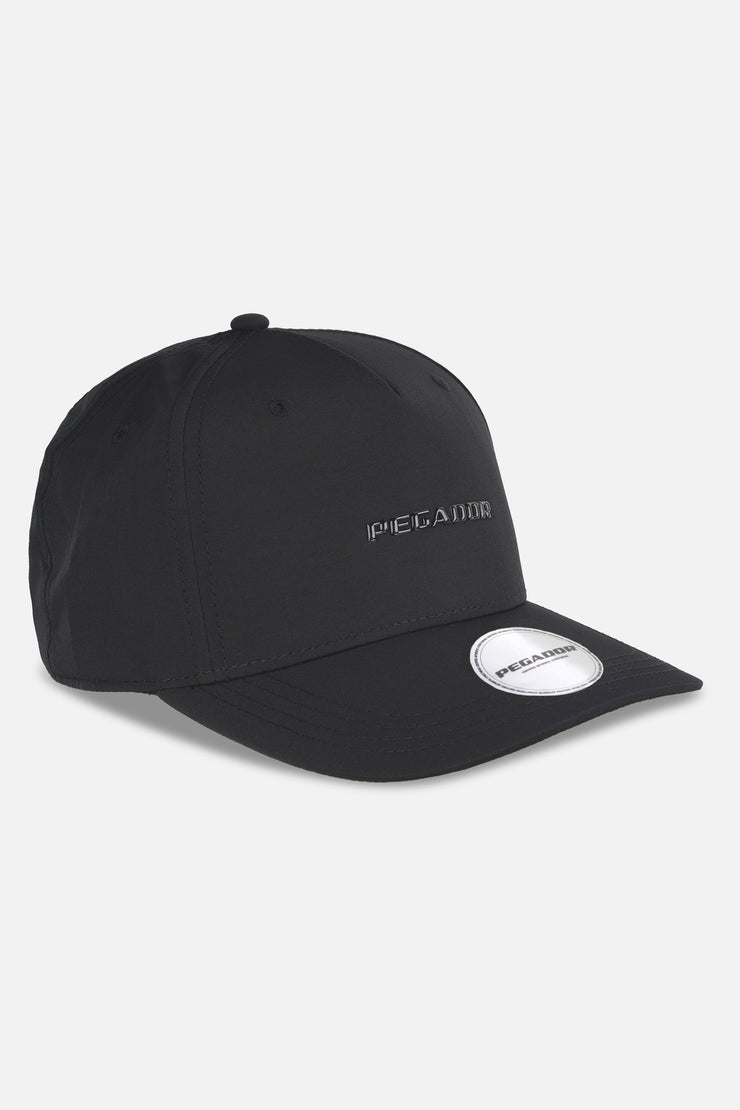 Pegador Logo Crushed Nylon Cap Black