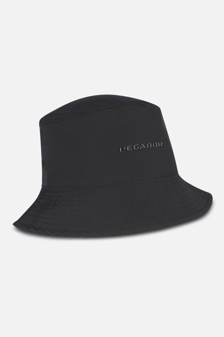 Pegador Logo Nylon Bucket Hat Black