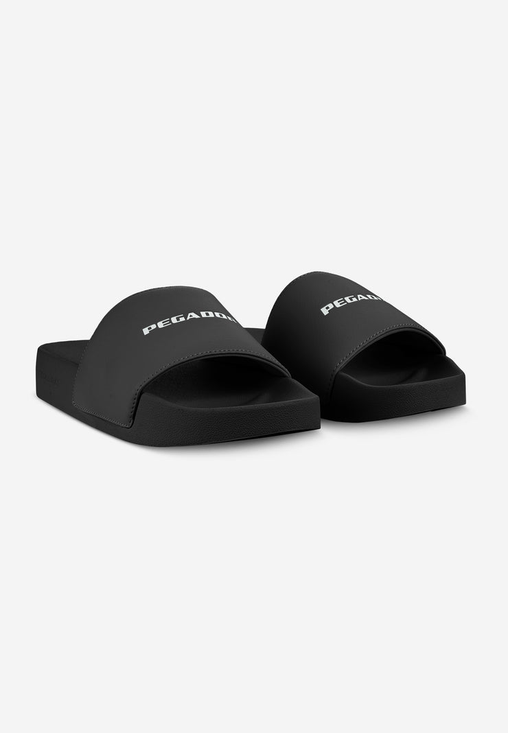 Pegador Logo Slide Black White