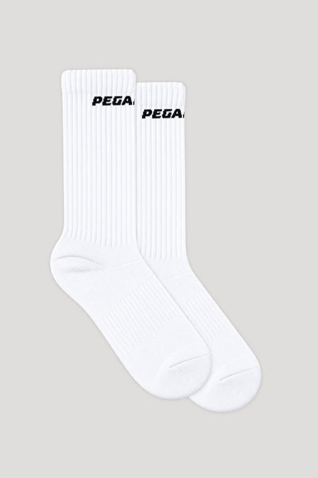 Logo Socks White (Single Pack)