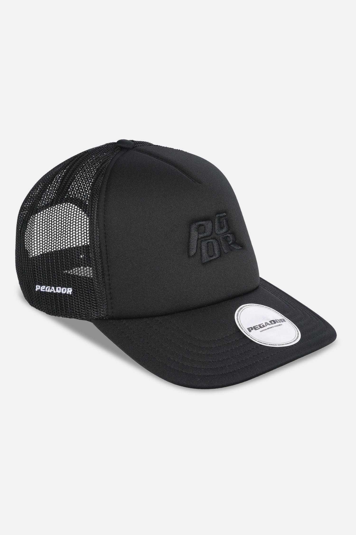 Narson Trucker Cap Black Cool Grey PEGADOR