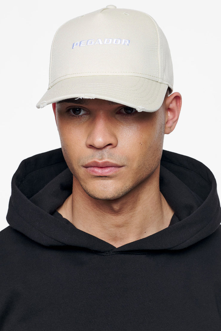 Pegador Reo Destroyed Cap Sand White