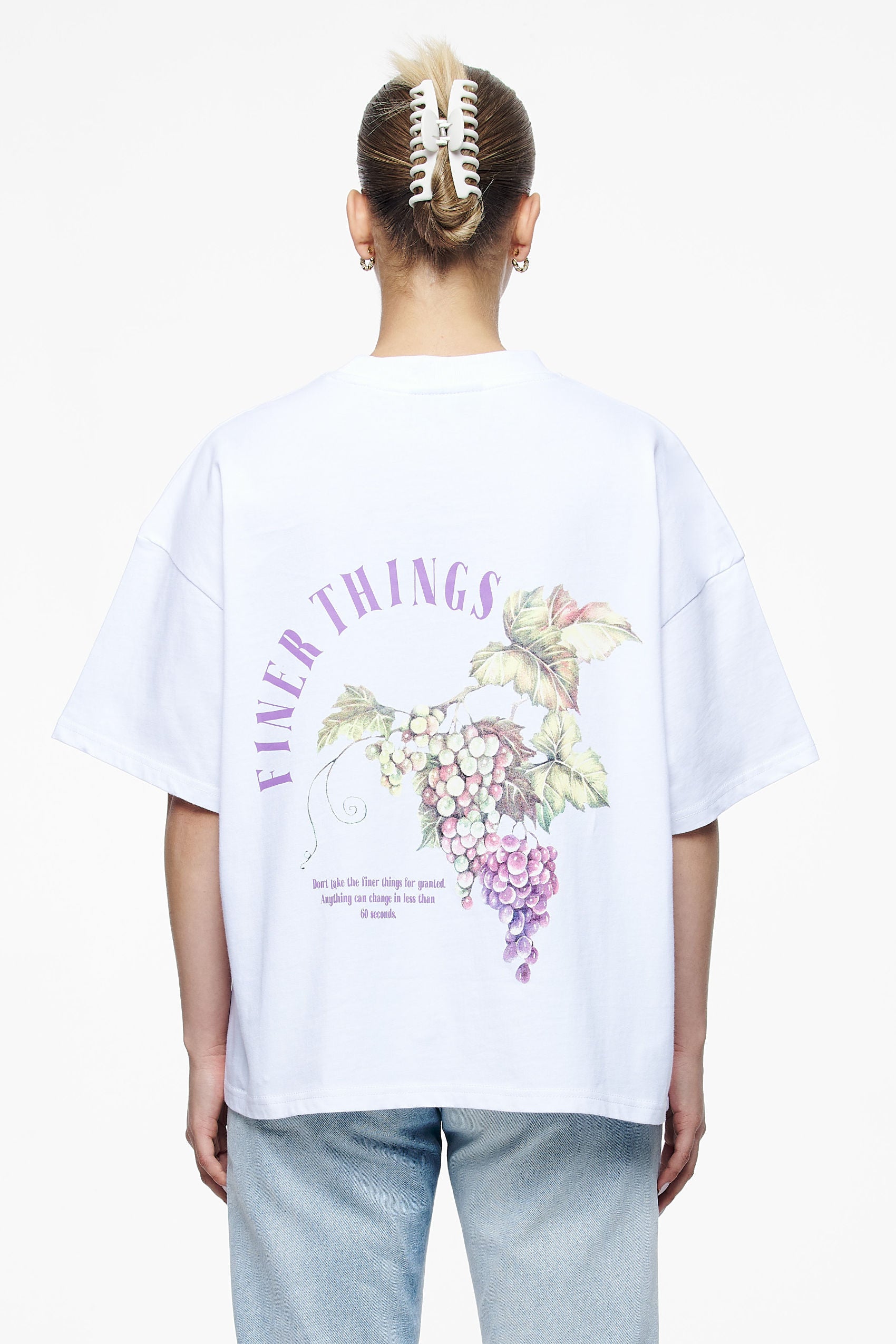 Pegador Sovana Heavy Oversized Tee White Hauptansicht aus der Finer Things Kollektion für DaHerren