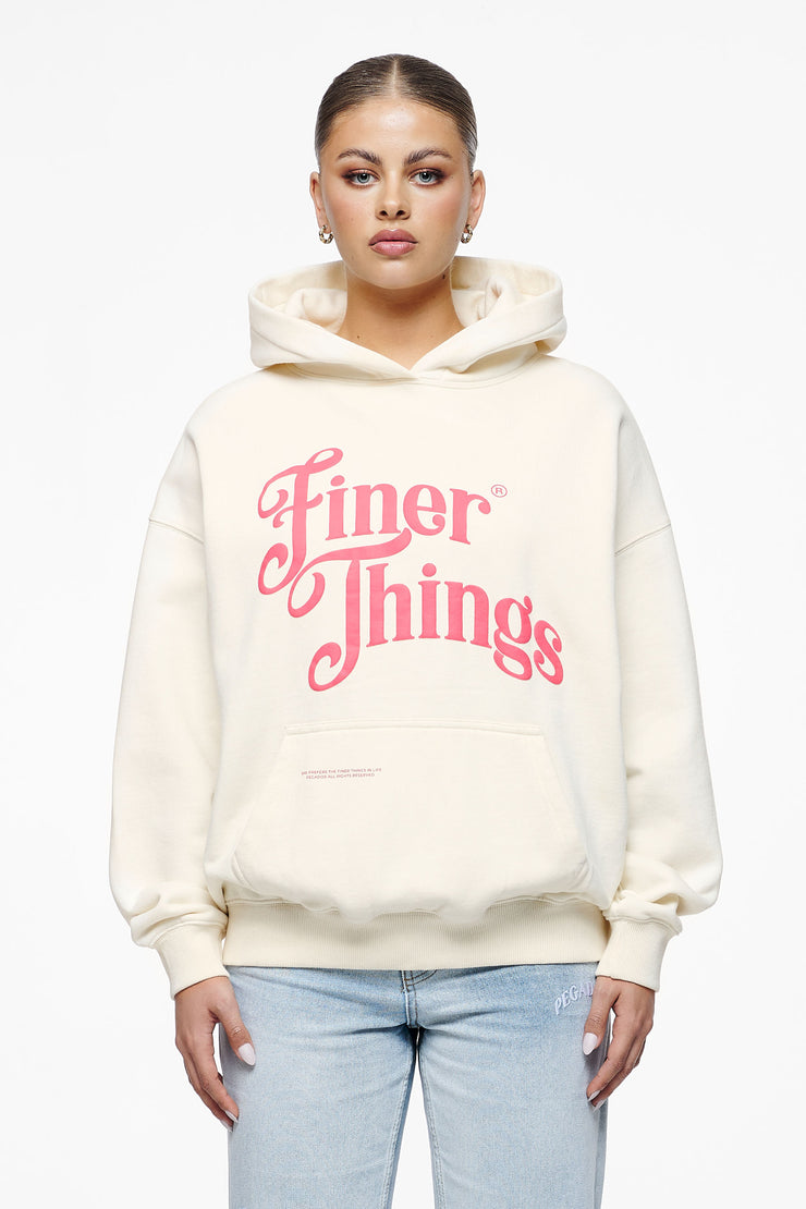 Pegador Birca Oversized Hoodie Vintage Washed Unbleached