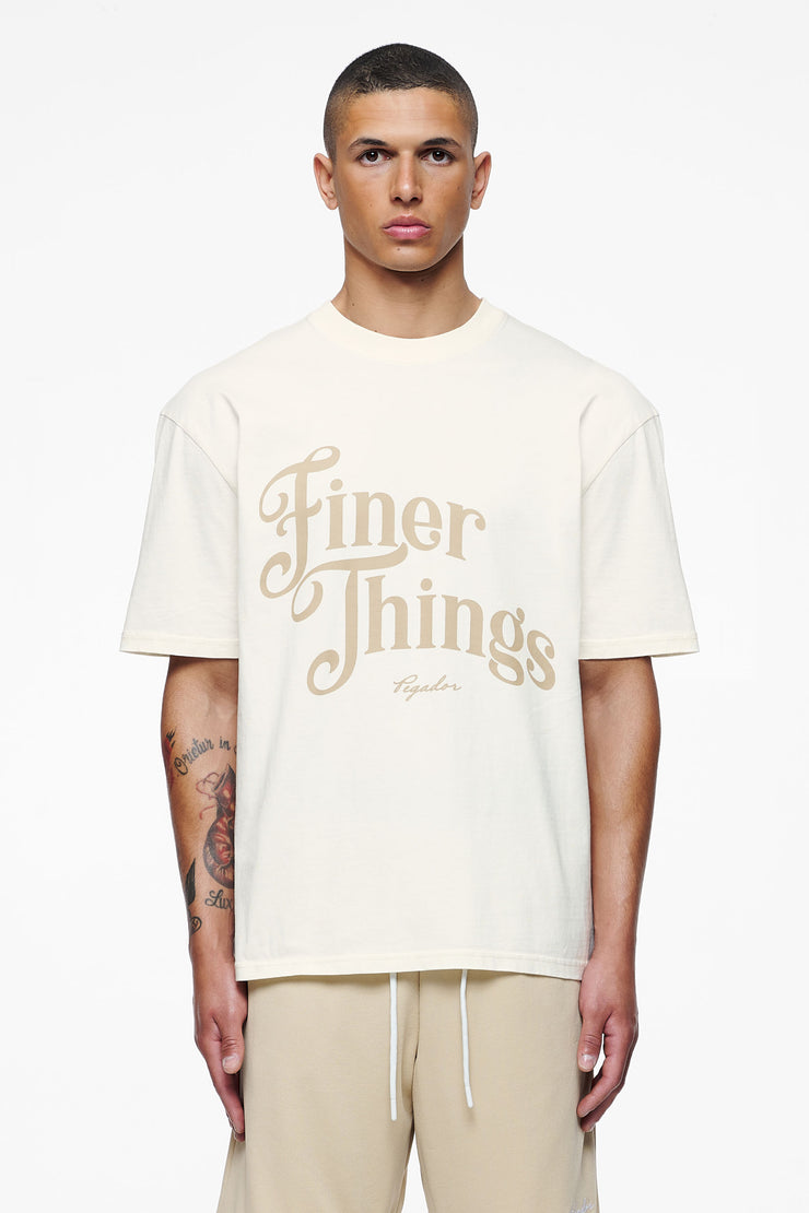 Pegador Kirk Oversized Tee Vintage Washed Unbleached