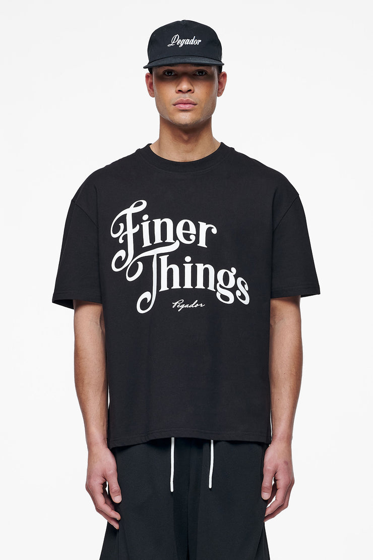 Pegador Kirk Oversized Tee Black