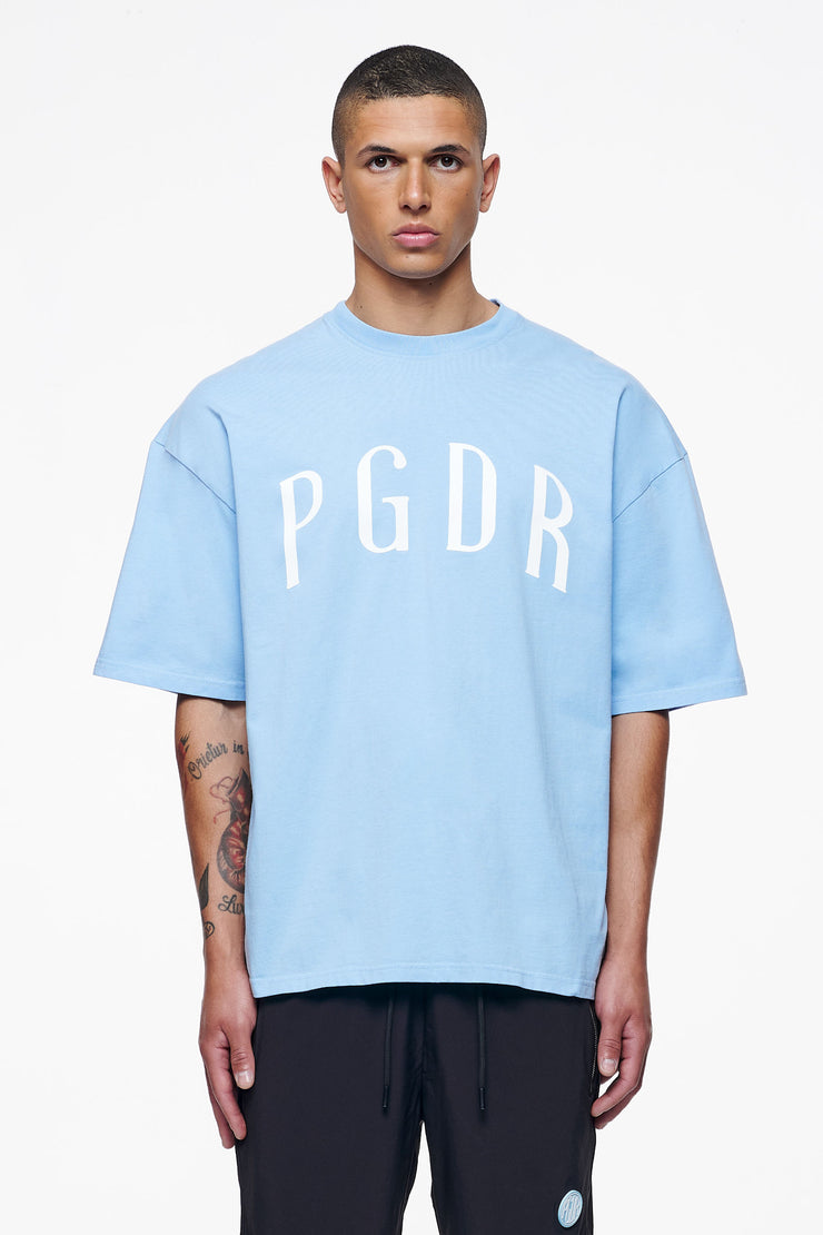 Pegador Bota Boxy Tee Vintage Washed Riviera Blue