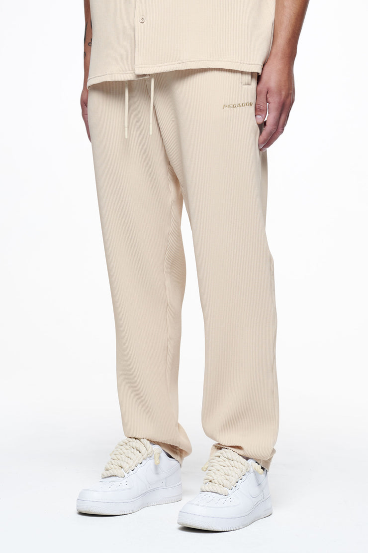 Pegador Primo Plissee Pants Unbleached