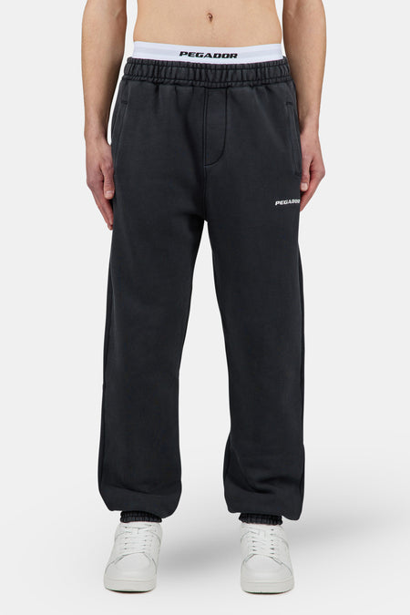 Logo Heavy Sweat Jogger Vintage Black