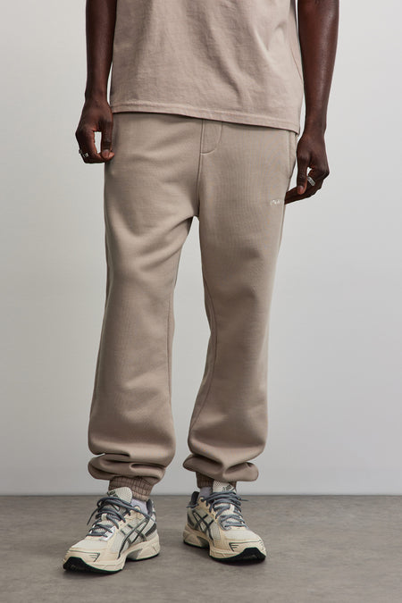 Logo Heavy Sweat Jogger Warm Taupe