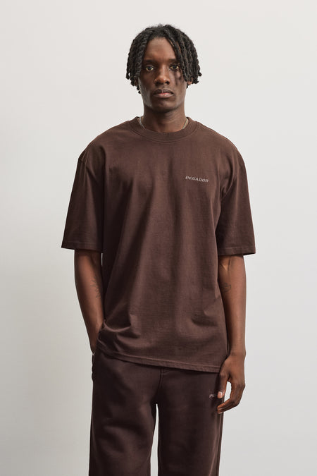 Logo Oversized Tee Deep Brown