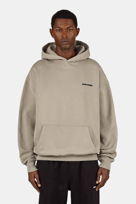 Logo Oversized Hoodie Flint Grey