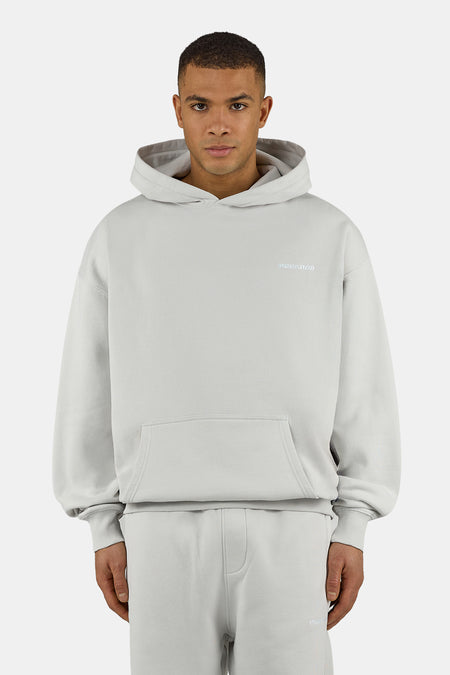 Logo Oversized Hoodie Fog Grey