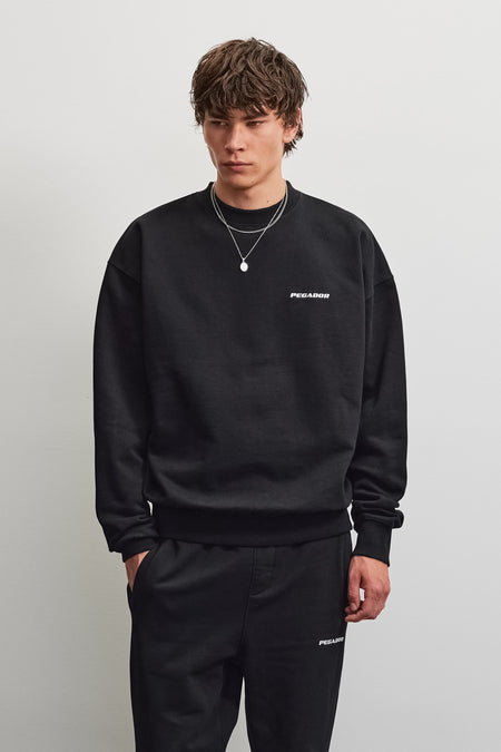 Logo Oversized Sweater Black