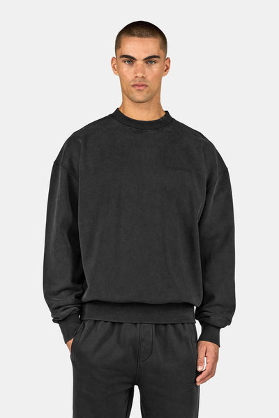 PERVERZE Open Sweat Shirts BLACK パーバーズ 黒 PERVERZE Open Sweat Shirts BLACK パーバーズ 黒 PERVERZE Open