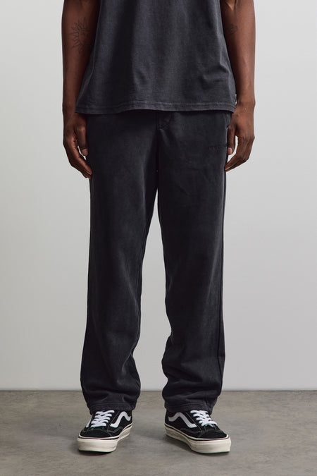 Logo Wide Sweat Pants Vintage Black