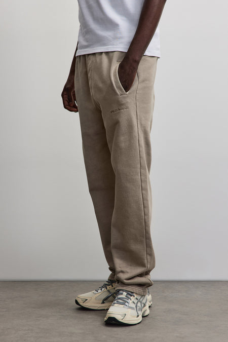 Logo Wide Sweat Pants Vintage Rock Grey