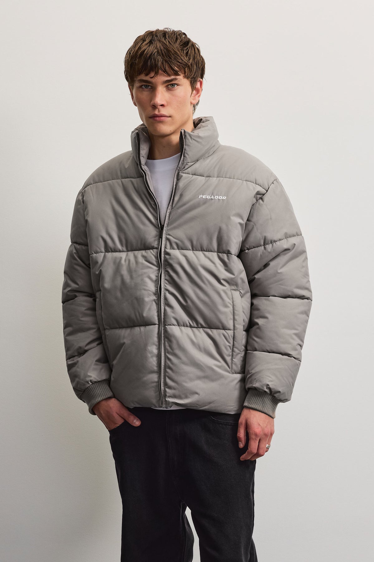 Solin Puffer Jacket Rock Grey - XS
