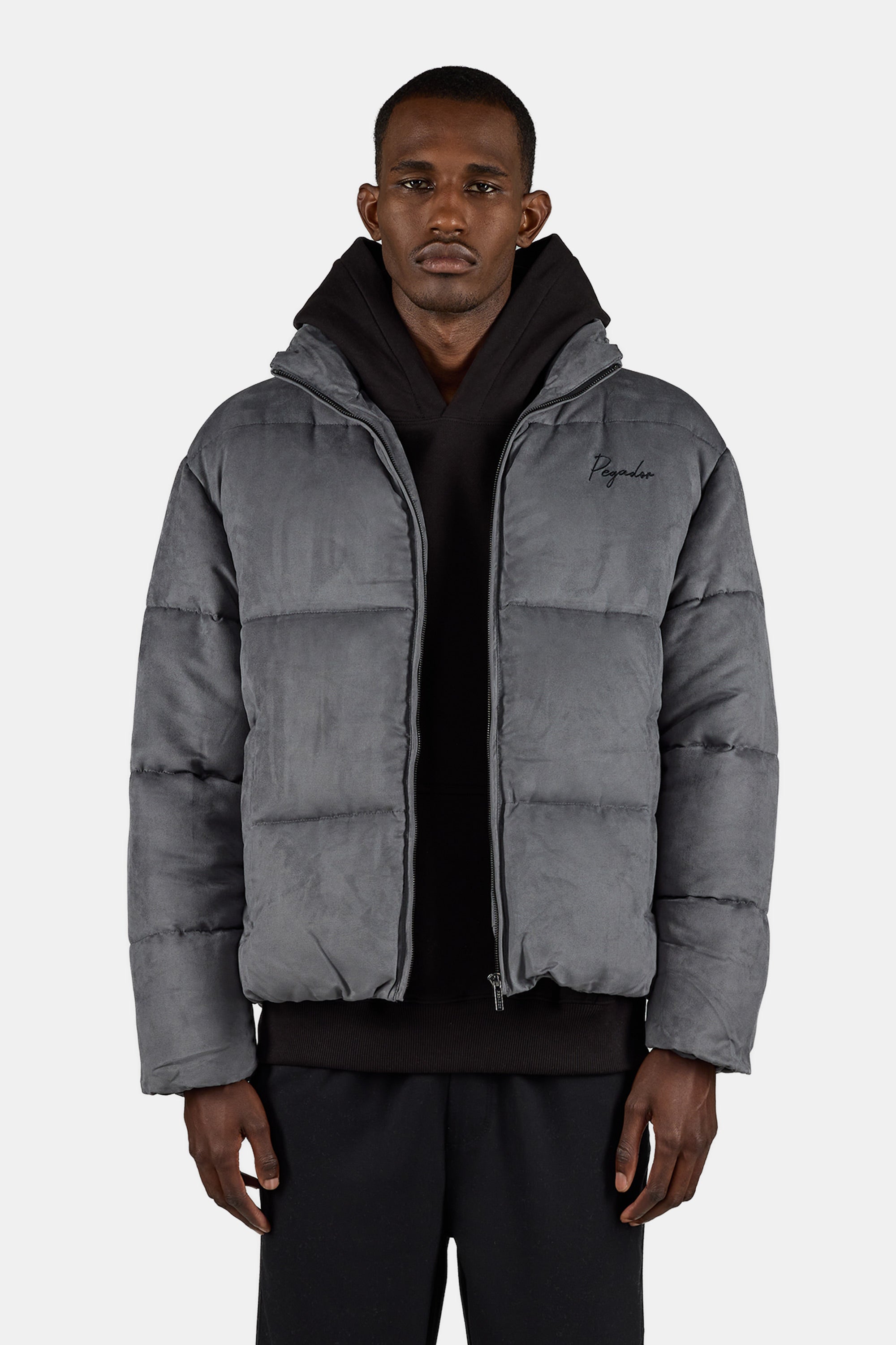 S.F.C / QUILTED PUFF JACKET – Navy/Grey S.F.C / QUILTED PUFF JACKET – Navy/Grey S.F.C / QUILTED PUFF