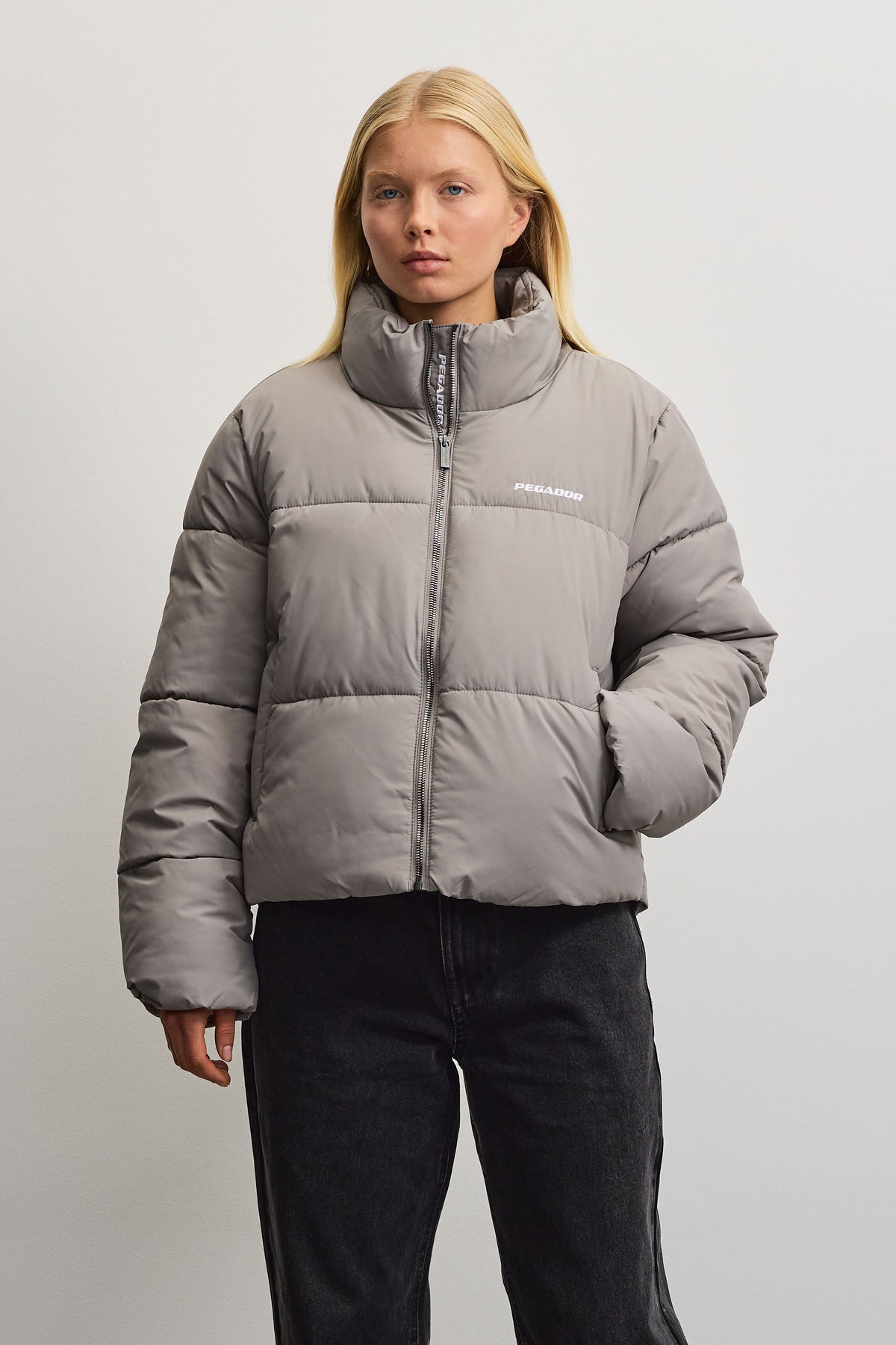 Georgia Puffer Jacket Rock Grey - XS