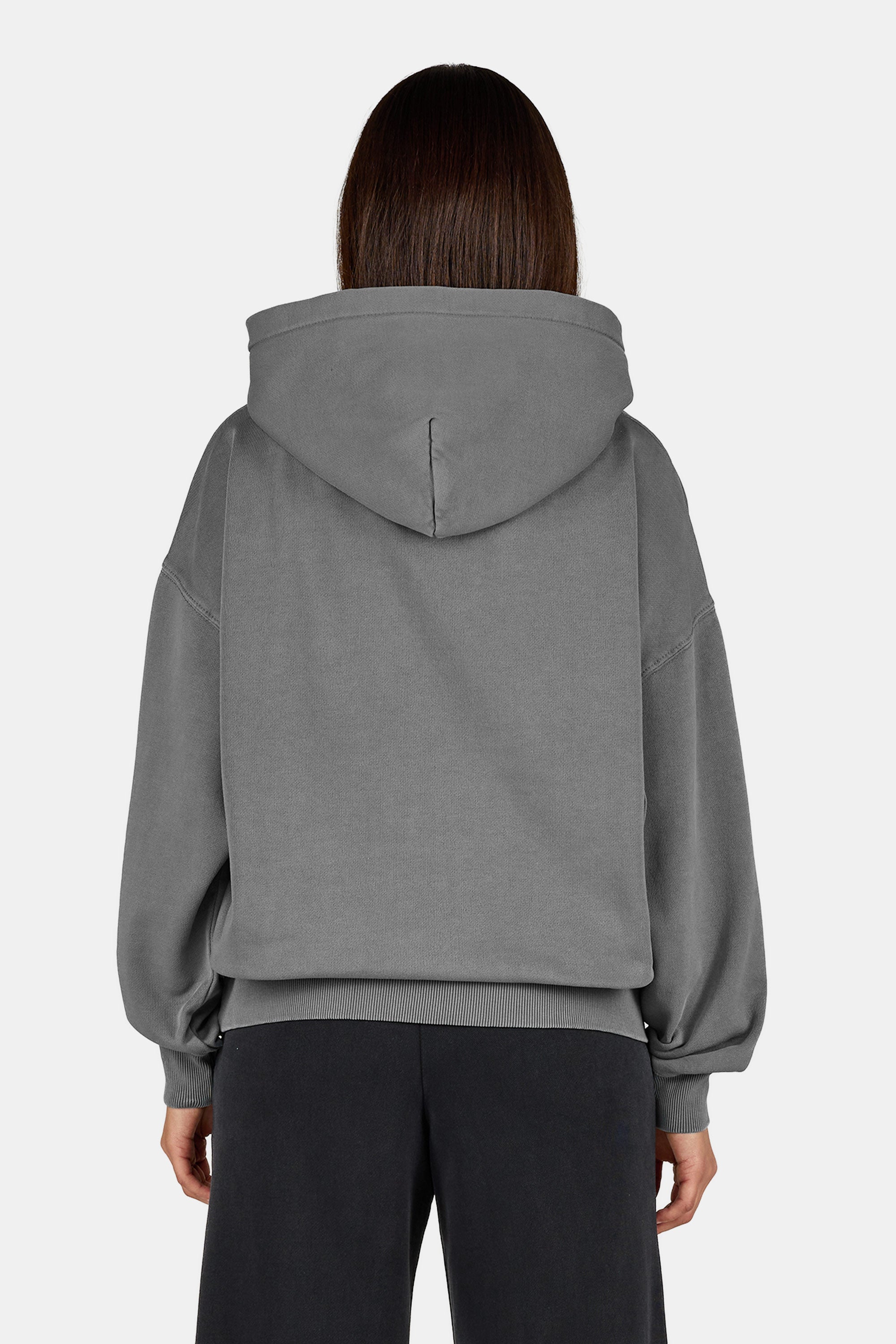 Clarita Logo Oversized Hoodie Vintage Grey – PEGADOR®