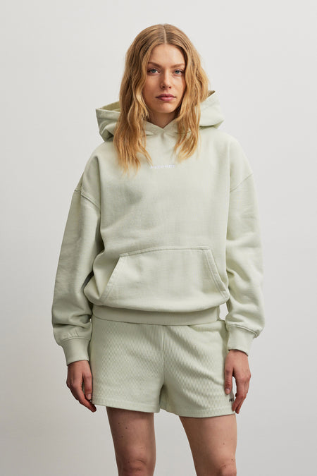 Clarita Logo Oversized Hoodie Green Sorbet