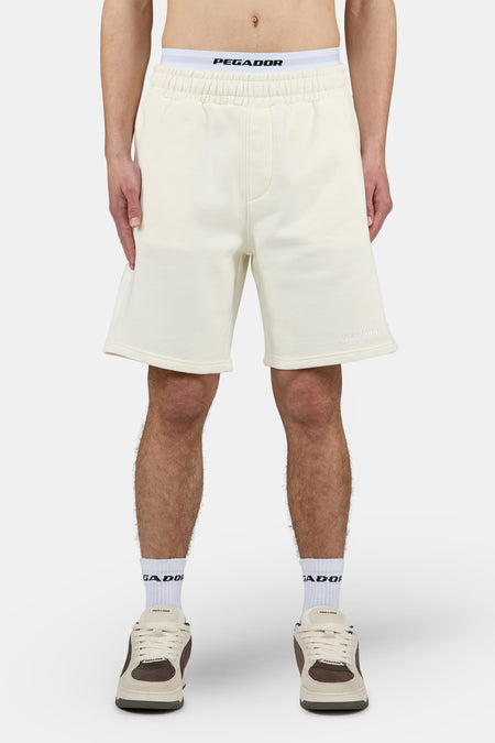Logo Heavy Sweat Shorts Unbleached