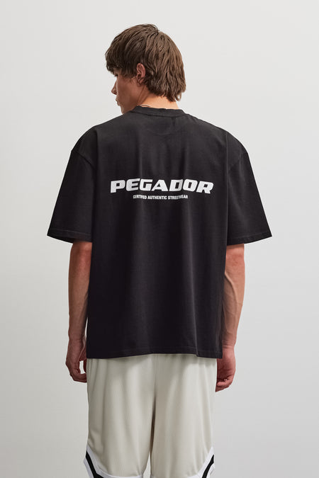 Colne Logo Oversized Tee Black