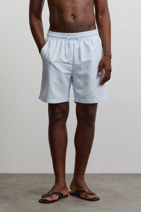 Logo Swim Shorts Baby Blue