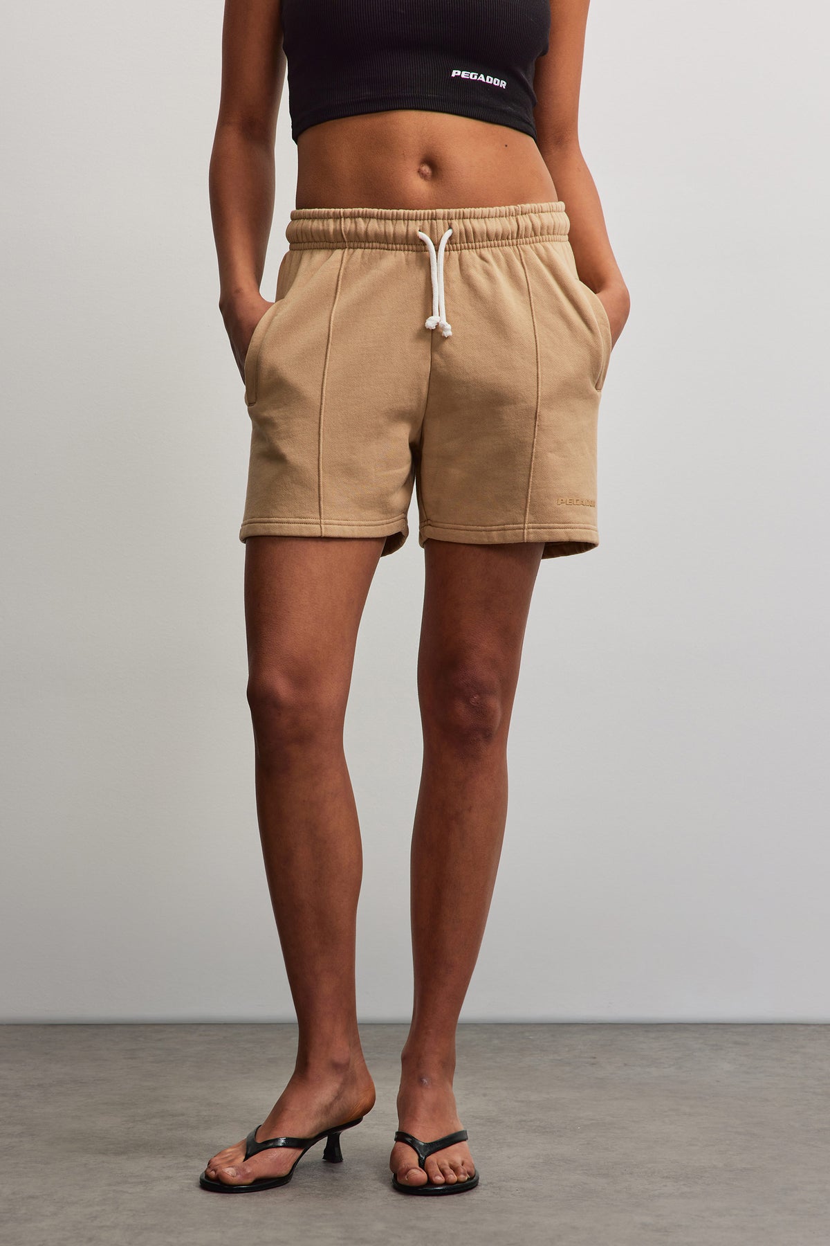 Umbria High Waisted Shorts Vintage Espresso Gum - XS