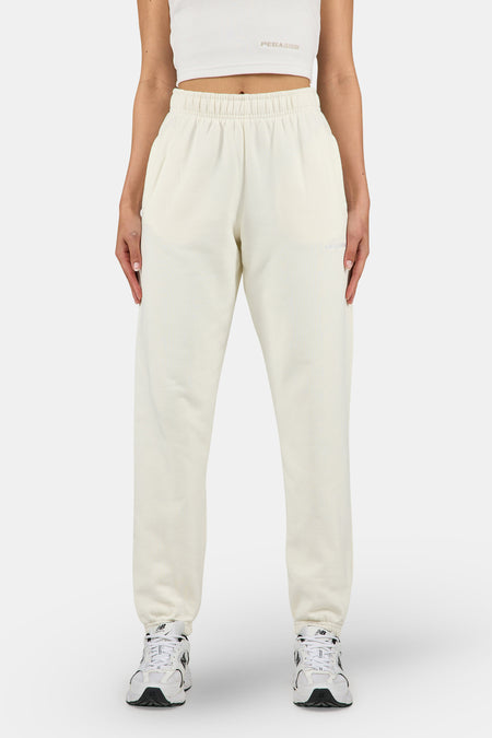 Villa High Waisted Sweat Pants Unbleached