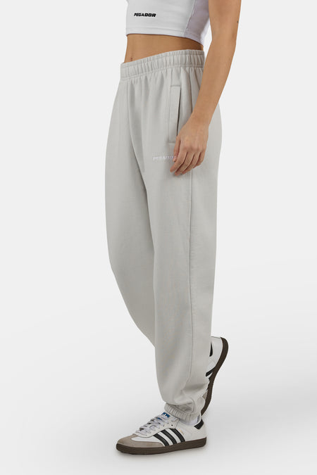 Villa High Waisted Sweat Pants Fog Grey