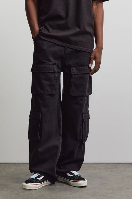 Bantam Wide Cargo Pants Black