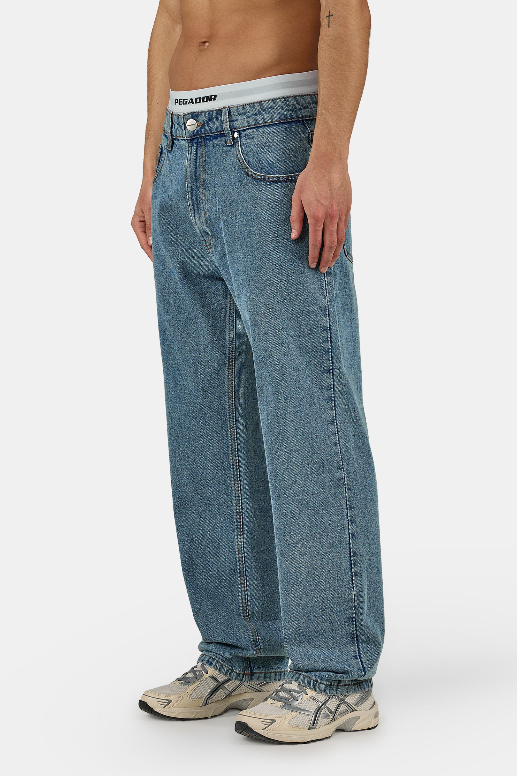 Baltra Baggy Jeans Washed Blue – PEGADOR®