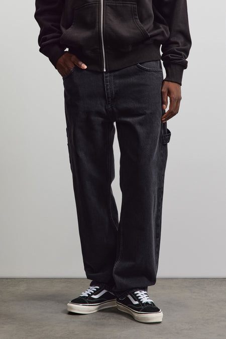 Daule Baggy Workwear Jeans Washed Black