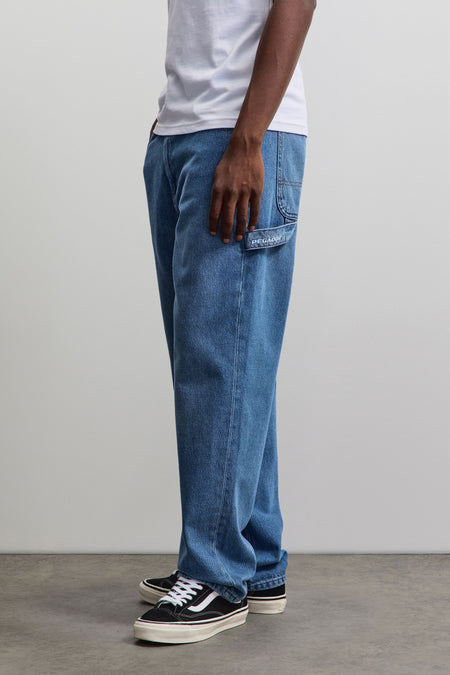 Daule Baggy Workwear Jeans Washed Blue