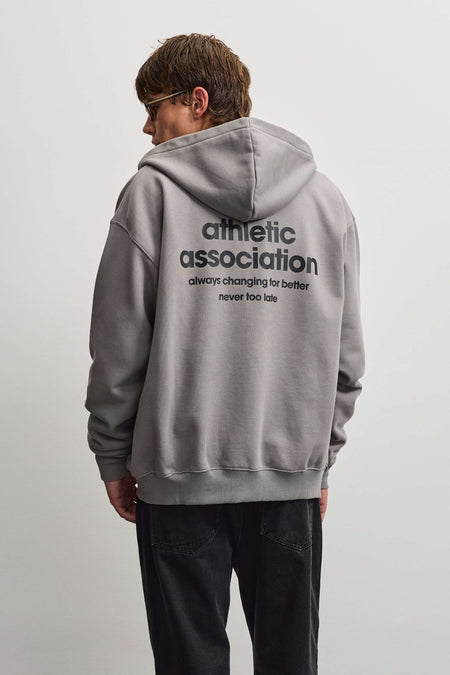 Alchar Oversized Sweat Jacket Cool Grey