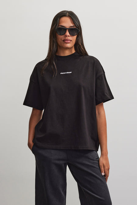 Bracy Heavy Oversized Tee Black