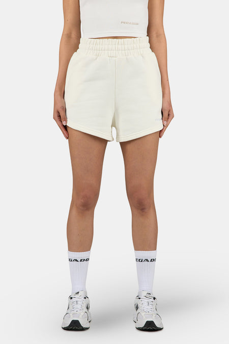 Wiluna High Waisted Sweat Shorts Unbleached