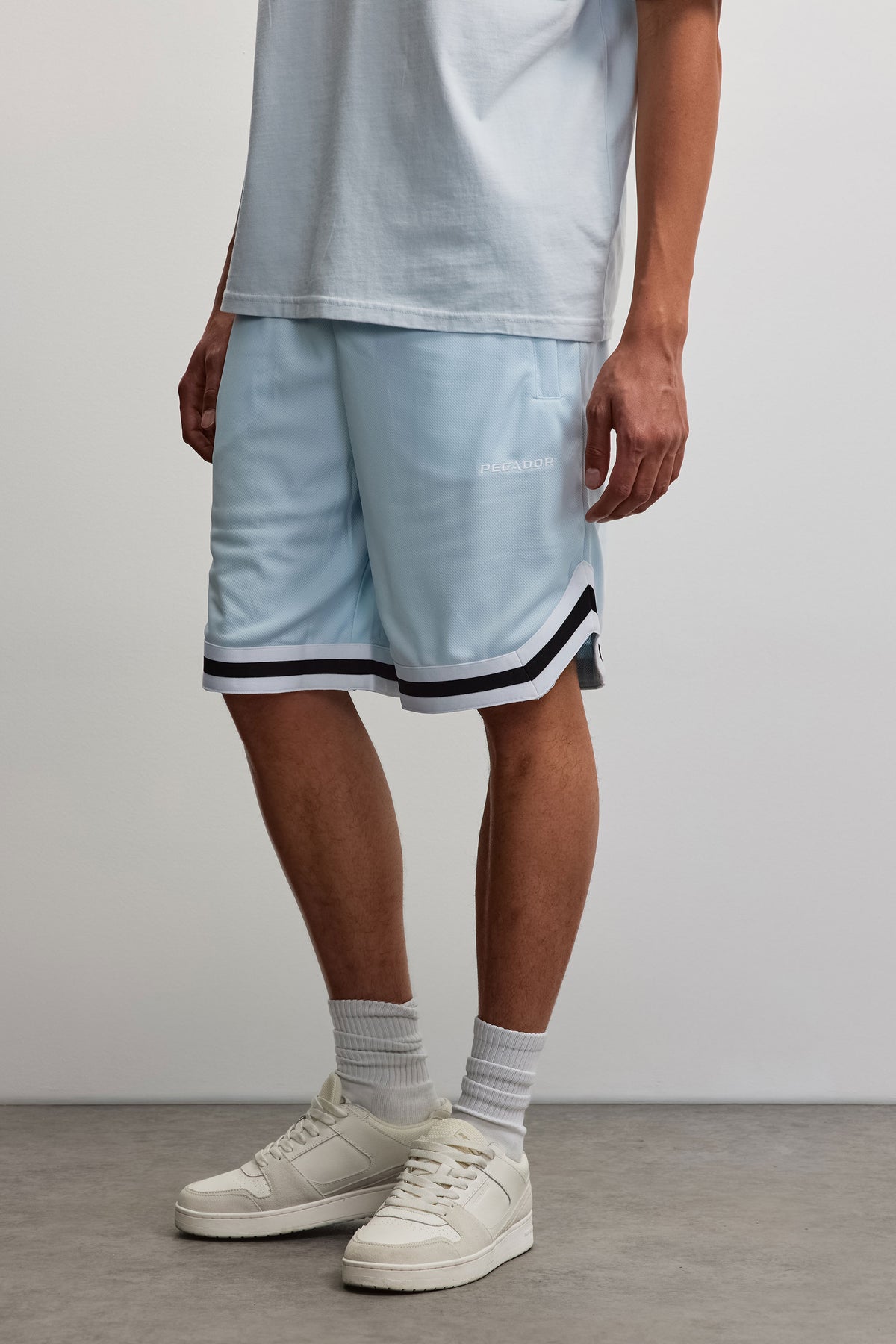 Lansing Basketball Shorts Baby Blue - XS