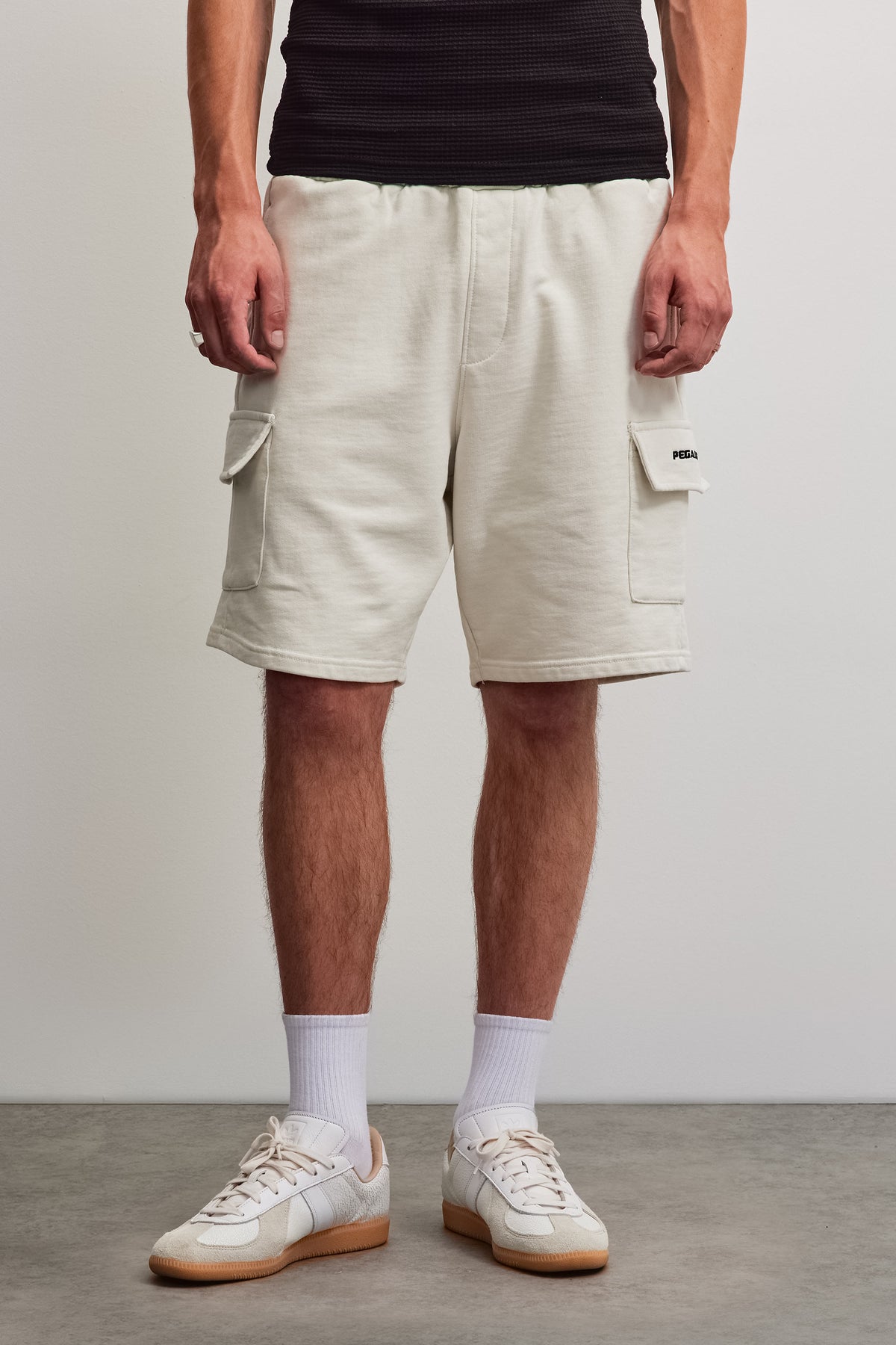 Otega Terry Cargo Shorts Salty Cream - XS