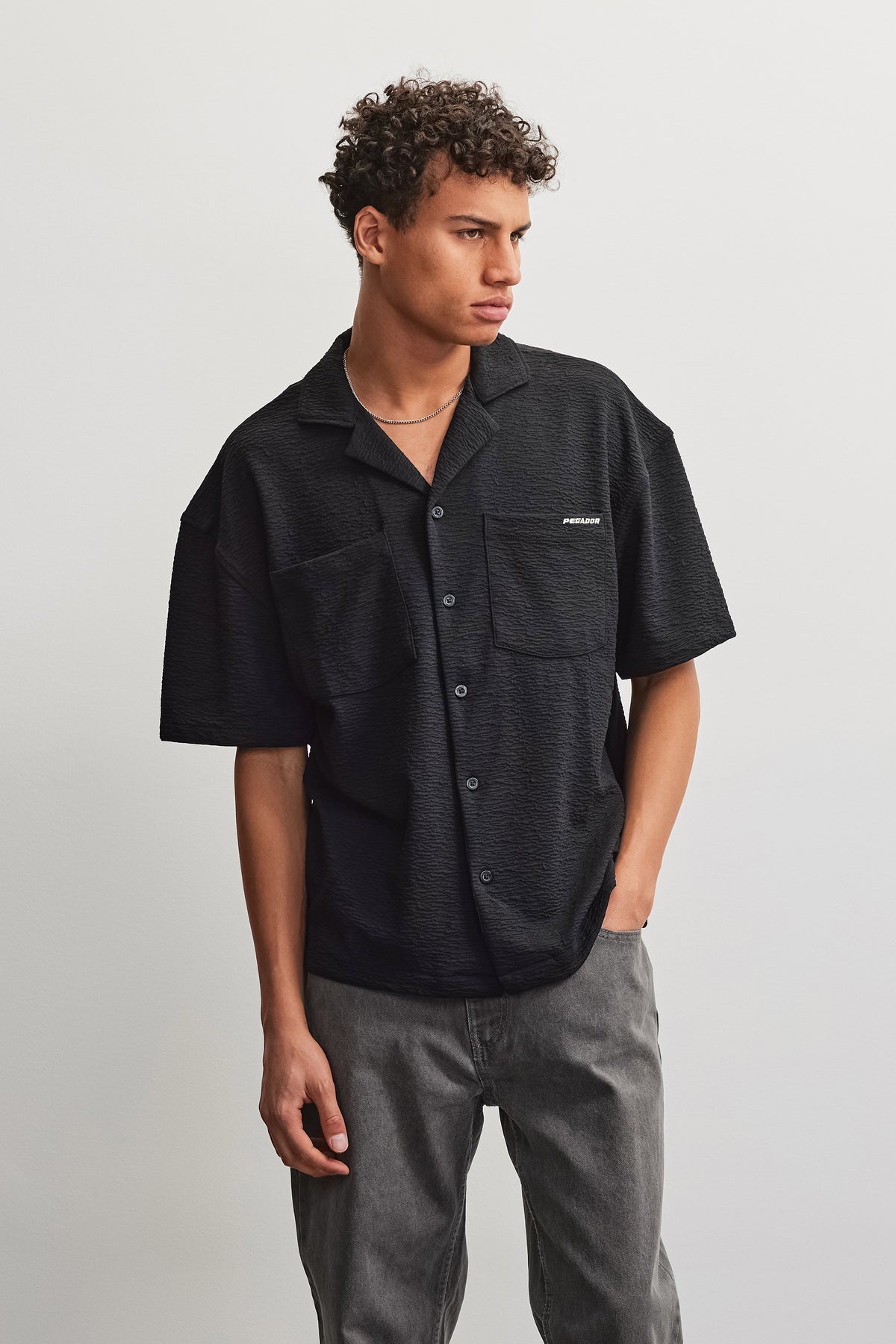 Acado Summer Shirt Black - XS